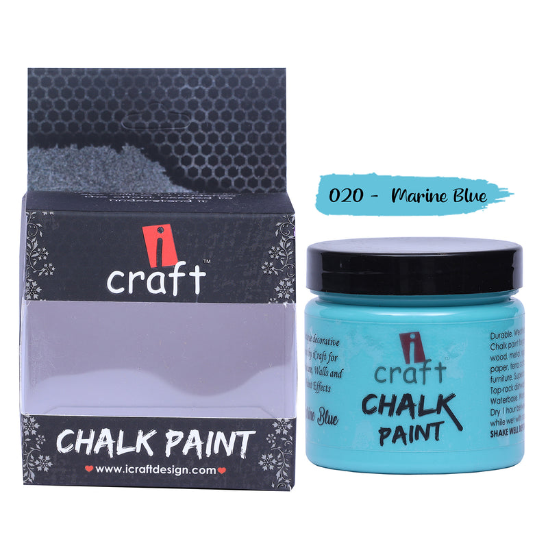 iCraft Chalk Paint -Marine Blue, 250ml