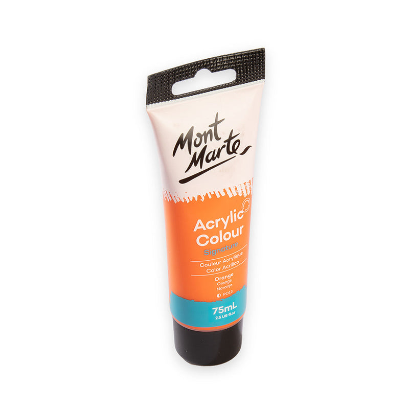 Monte Marte Acrylic Colour Paint Signature 75ml (2.5 US fl.oz) Tube- Orange