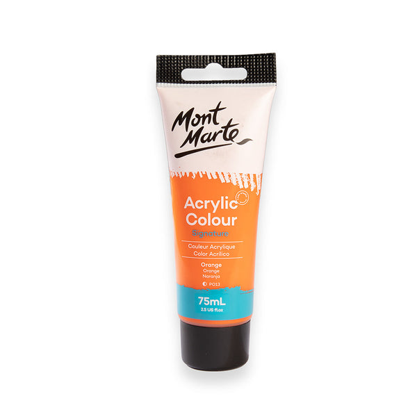 Monte Marte Acrylic Colour Paint Signature 75ml (2.5 US fl.oz) Tube- Orange