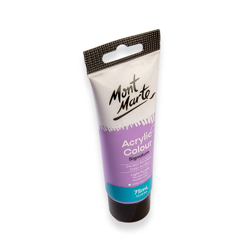 Monte Marte Acrylic Colour Paint Signature 75ml (2.5 US fl.oz) Tube - Light Purple