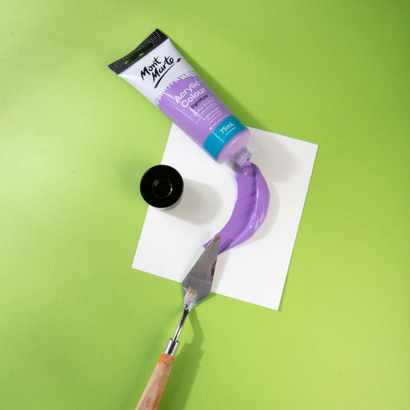 Monte Marte Acrylic Colour Paint Signature 75ml (2.5 US fl.oz) Tube - Light Purple