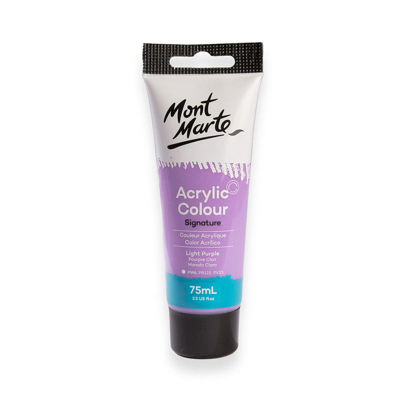 Monte Marte Acrylic Colour Paint Signature 75ml (2.5 US fl.oz) Tube - Light Purple