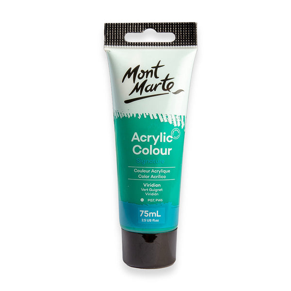 Monte Marte Acrylic Colour Paint Signature 75ml (2.5 US fl.oz) Tube - Viridian