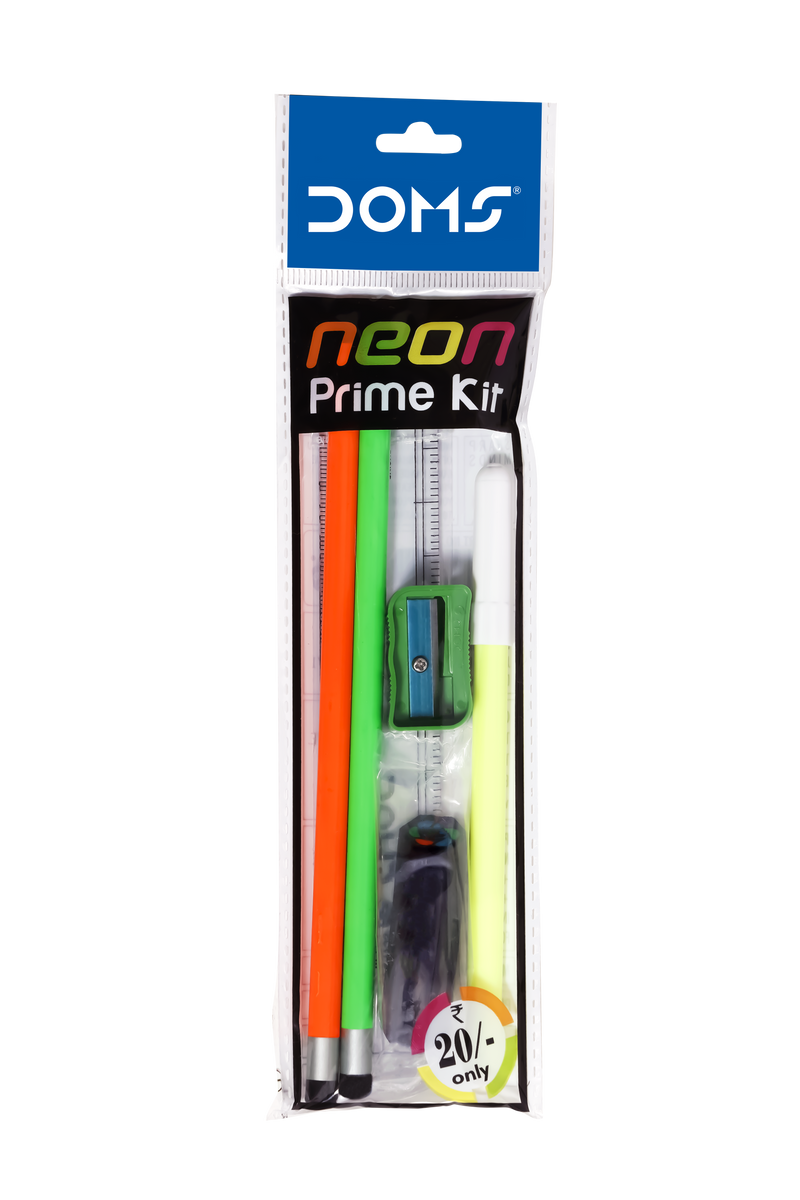 DOMS NEON PRIME KIT (PACK OF 20)