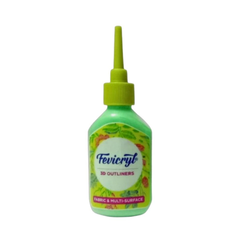 FEVICRYL 3D OUTLINER 20ML-304 PEARL GREEN, Pack of 2
