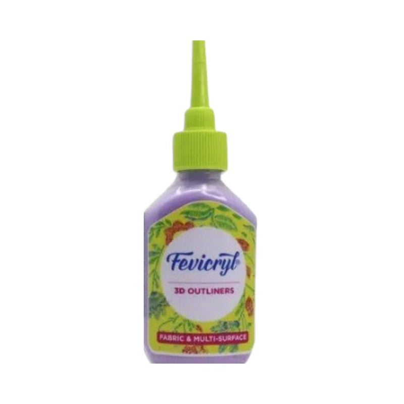 FEVICRYL 3D OUTLINER 20ML-307 PEARL LILAC, Pack of 2