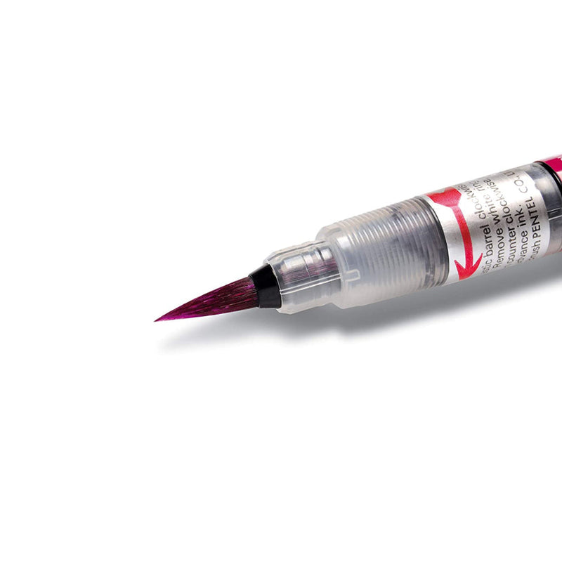 PENTEL XGFL COLOUR BRUSH PEN - RED (102X B)