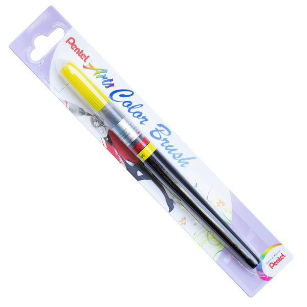 PENTEL XGFL COLOUR BRUSH PEN - YELLOW (105X G)