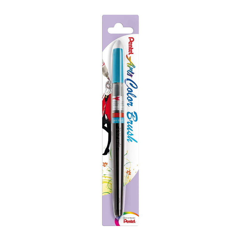 PENTEL XGFL COLOUR BRUSH PEN - SKY BLUE (110X S)