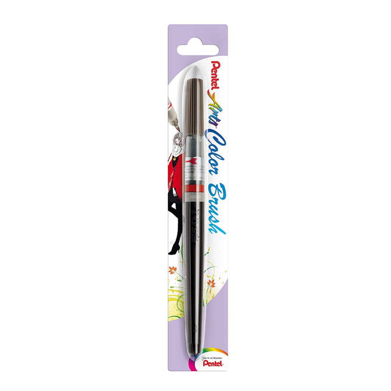 PENTEL XGFL COLOUR BRUSH PEN - GREY (137X)