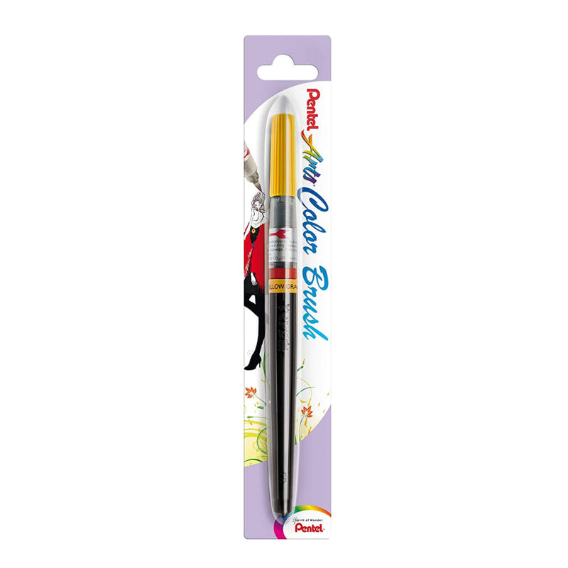 PENTEL XGFL COLOUR BRUSH PEN - YELLOW ORANGE (140X)