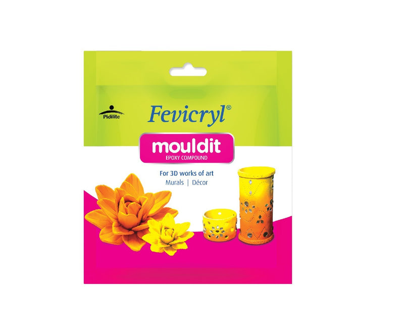 FEVICRYL MOULDIT EPOXY COMPOUND FOR 3D WORKS OF ART, Pack of 2