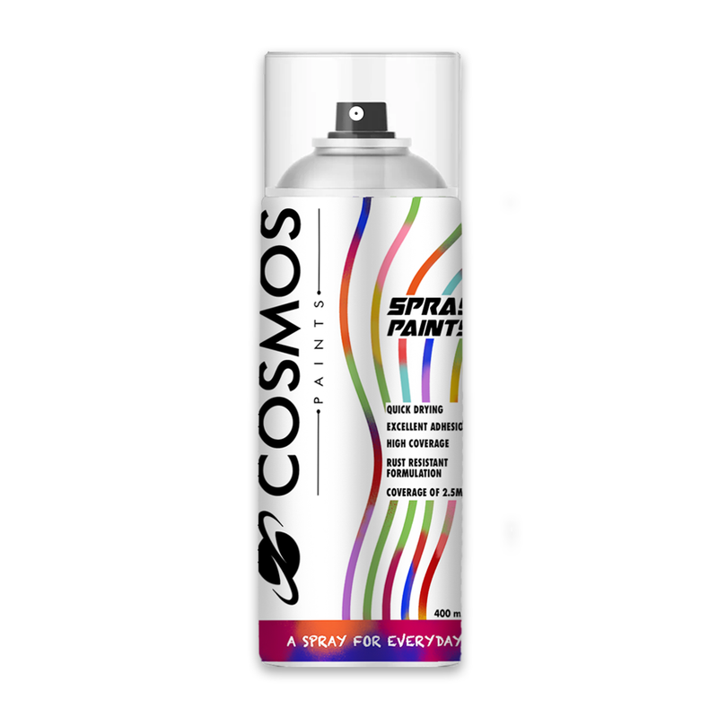 Cosmos Paints - Spray Paint in High Heat Silver 400ml