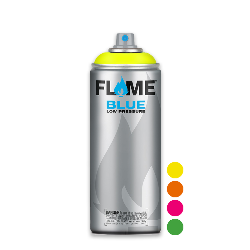 Flame Blue Low Pressure Acrylic Neon Pink Colour Graffiti Spray Paint - FB 1004 (400ml)