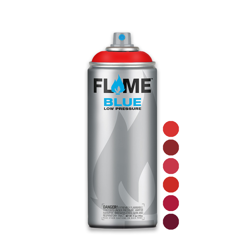 Flame Blue Low Pressure Acrylic Signal Red Colour Graffiti Spray Paint - FB 304 (400ml)