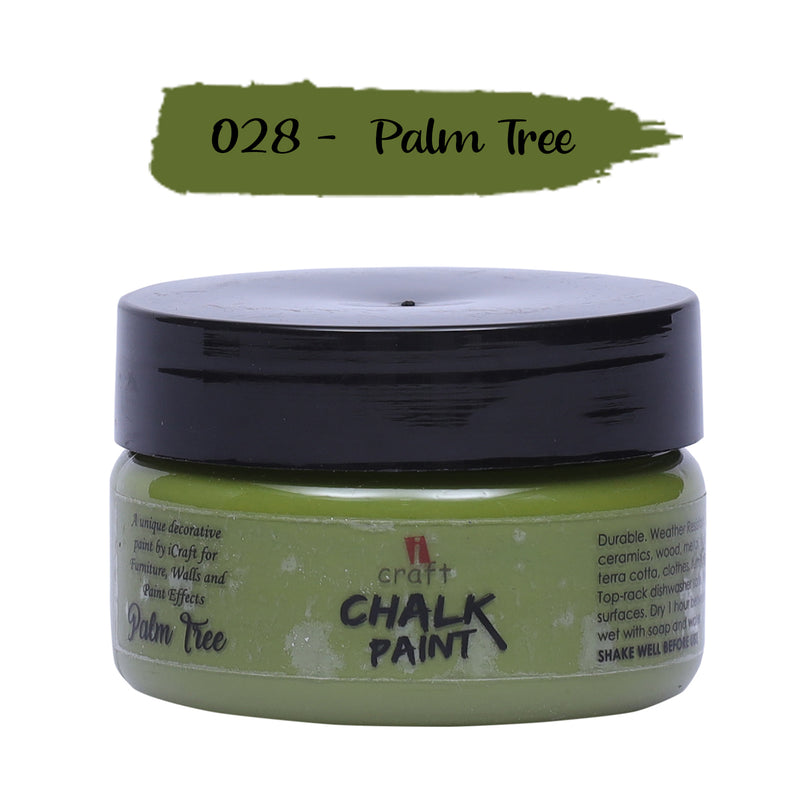 iCraft Chalk Paint -Palm Tree, 50ml