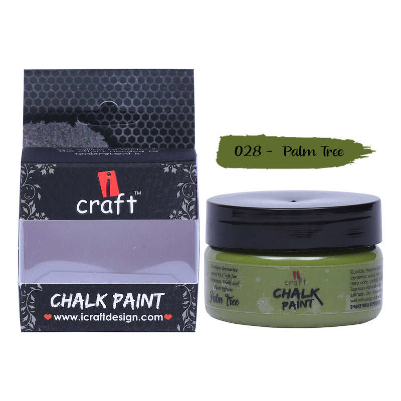iCraft Chalk Paint -Palm Tree, 50ml