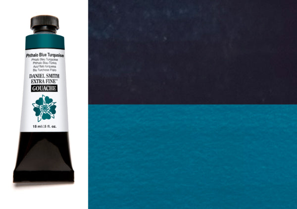 DANIEL SMITH Extra Fine Gouache Color Phthalo Blue Turquoise 15ml