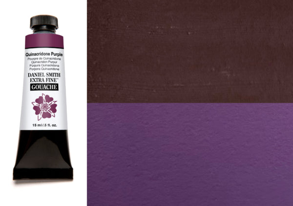 DANIEL SMITH Extra Fine Gouache Color Quinacridone Purple 15ml