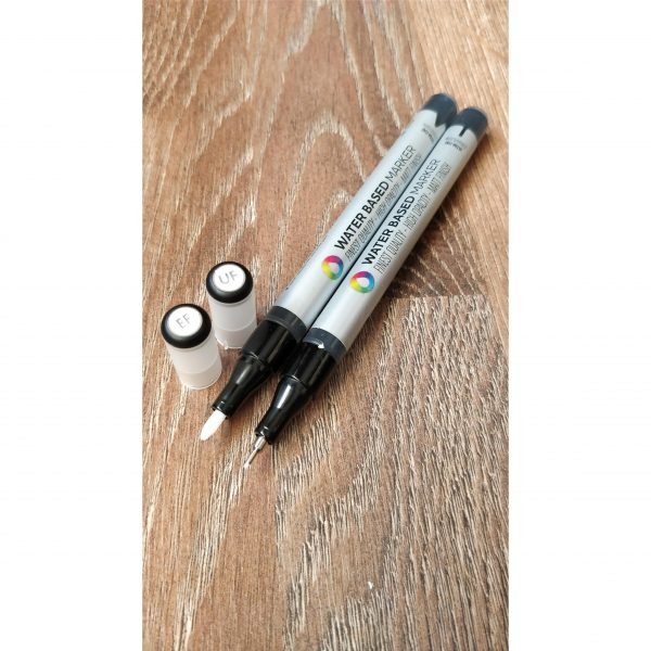 MTN Ultra Fine Water Based Marker [ 0.8 MM & 1.2MM ] Black