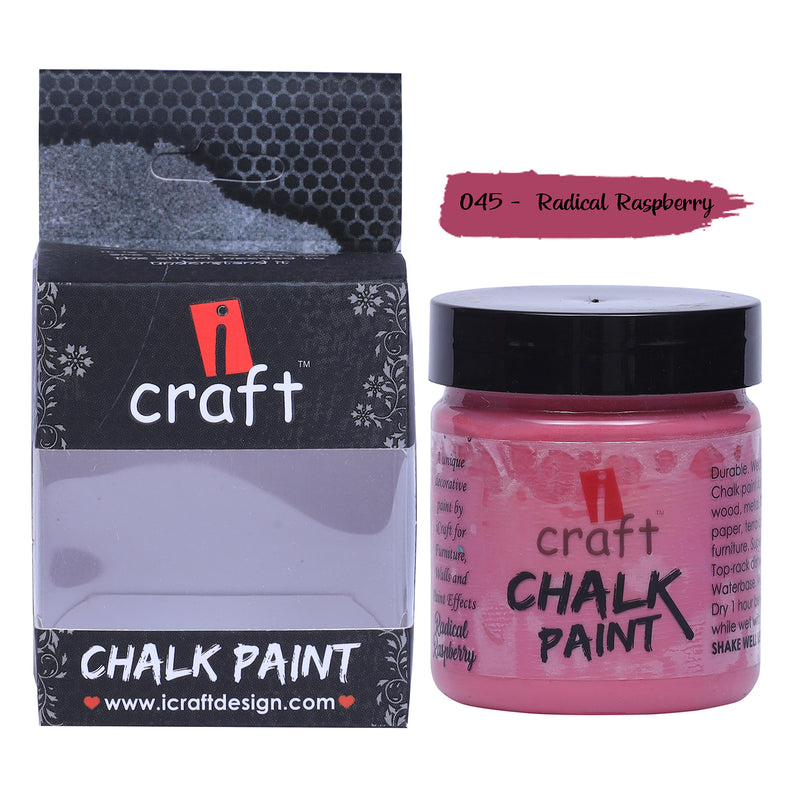 iCraft Chalk Paint -Radical Raspberry, 100 ml