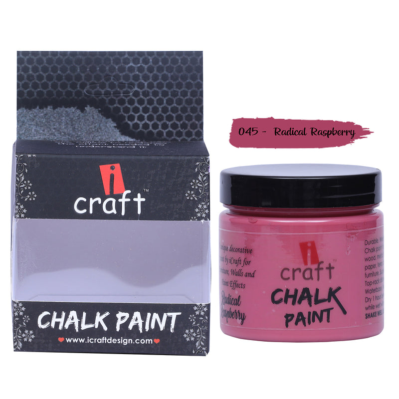 iCraft Chalk Paint -Radical Raspberry, 250 ml