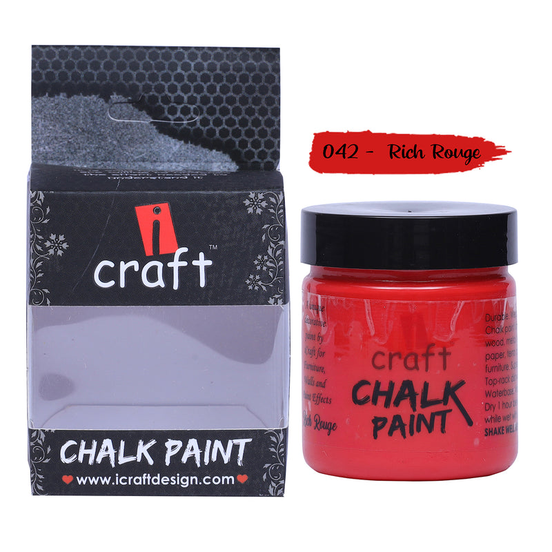 iCraft Chalk Paint -Rich Rough, 100 ml
