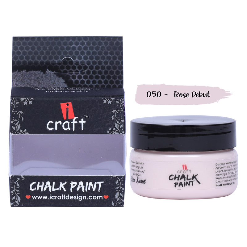 iCraft Chalk Paint -Rose Debut, 50 ml