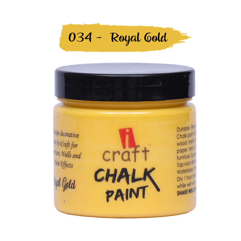 iCraft Chalk Paint -Royal Gold, 250ml
