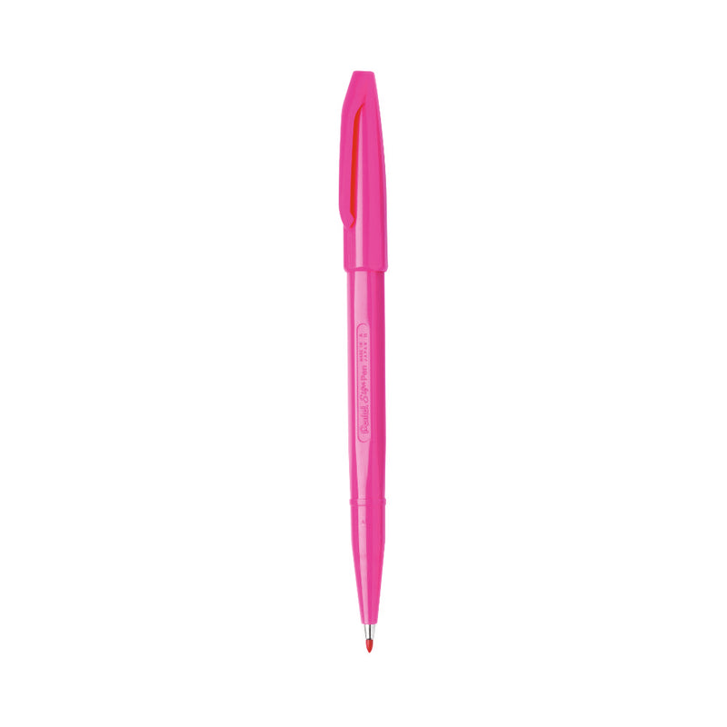 Pentel S520 SIGN PEN-1PC BLST PKG -PINK (P)