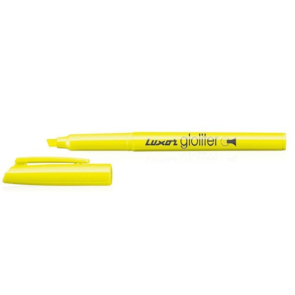 Luxor Single Colour Gloliter Pen-Yellow