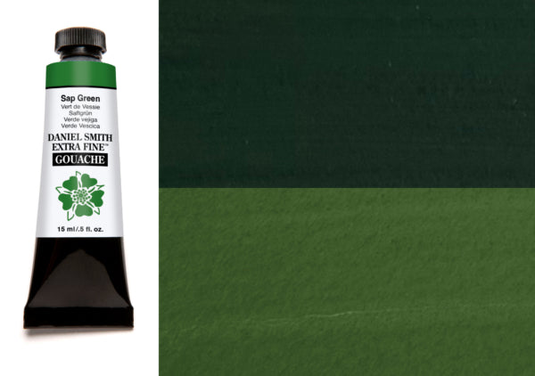 DANIEL SMITH Extra Fine Gouache Color Sap Green 15ml