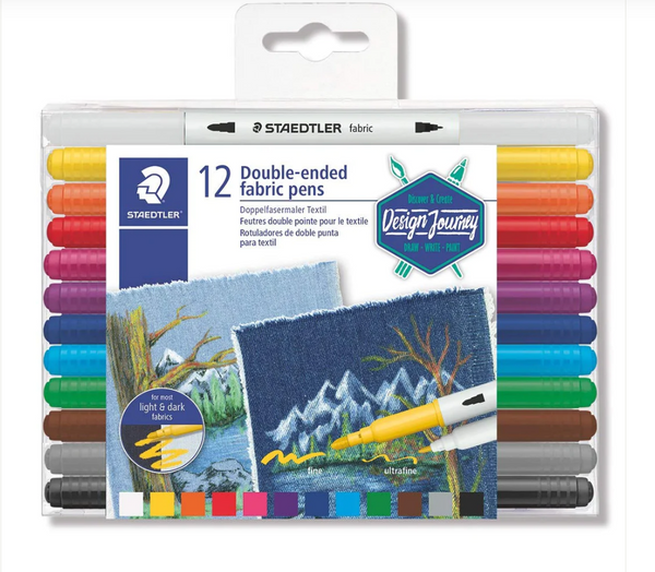 Staedtler Double ended Fabric Pens set