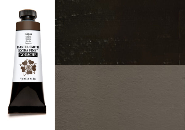 DANIEL SMITH Extra Fine Gouache Color Sepia 15ml