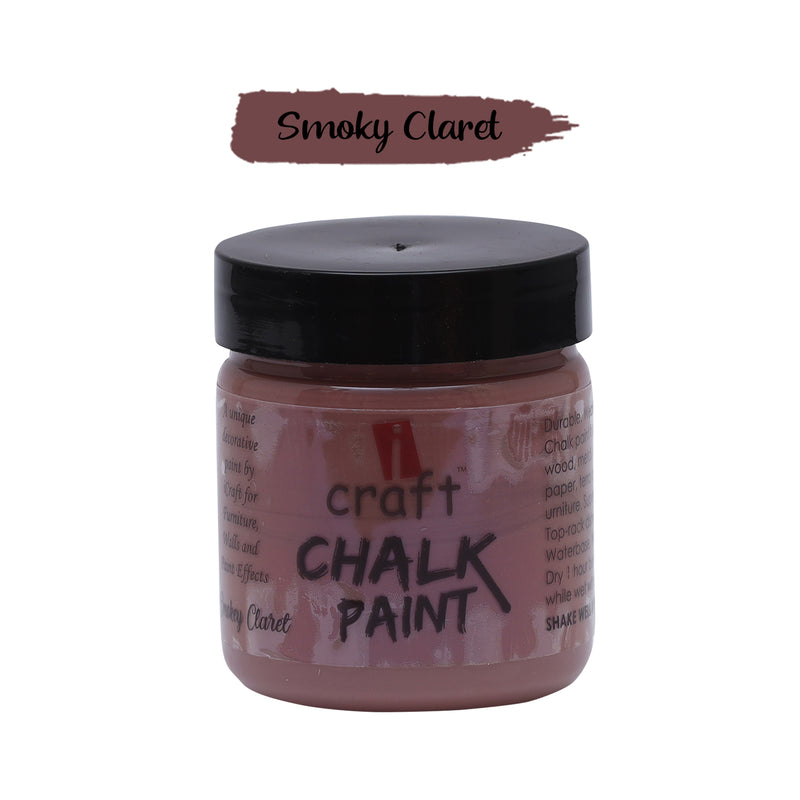iCraft Chalk Paint -Smoky Claret, 100 ml
