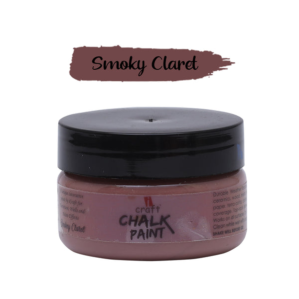 iCraft Chalk Paint -Smoky Claret, 50 ml