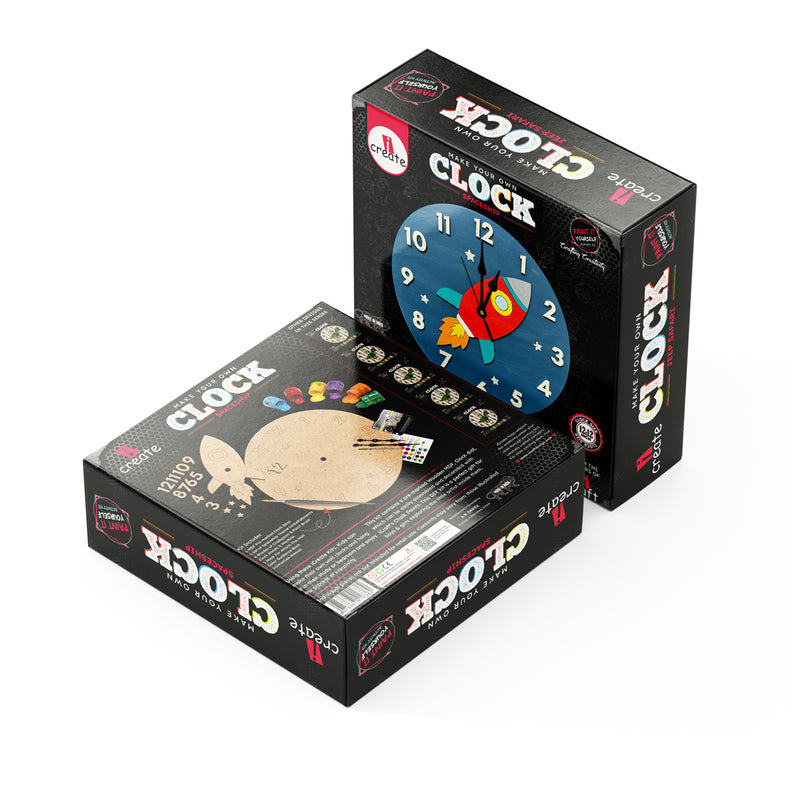 iCraft DIY Clock Kit-Spaceship