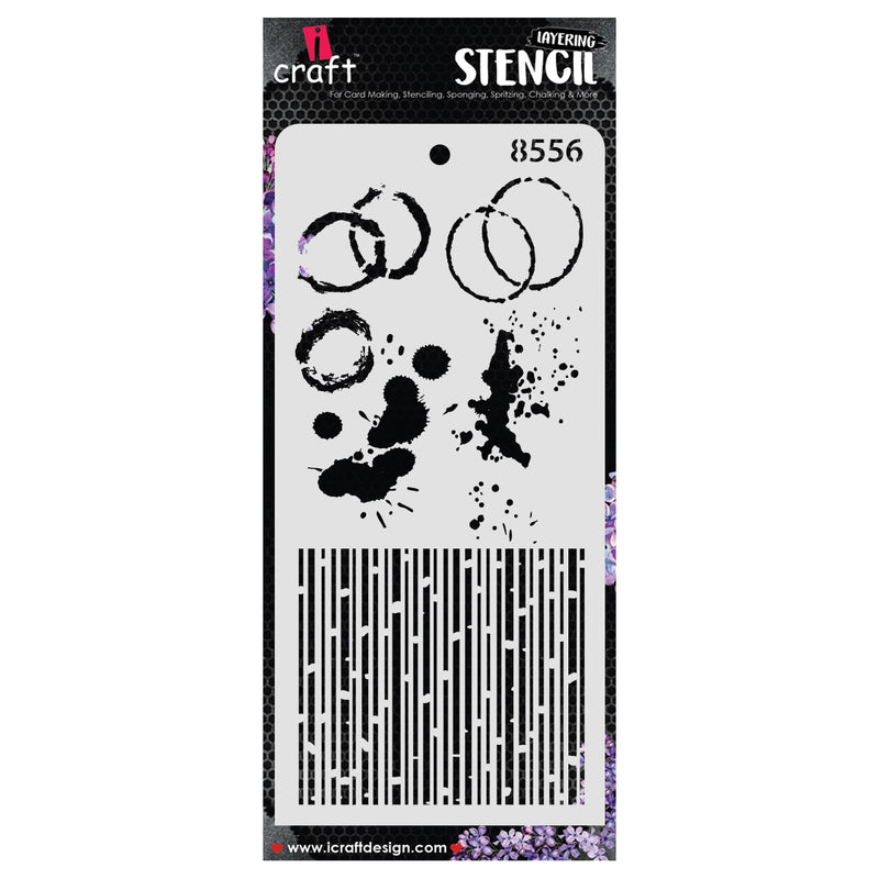 iCraft Layering Stencil-4"x 8"-8556