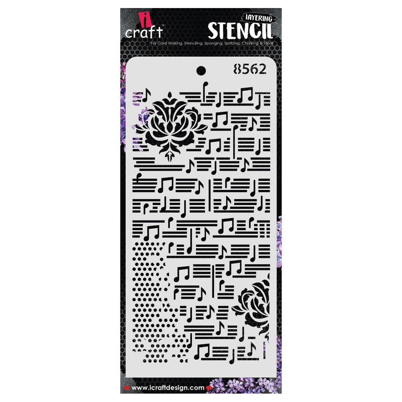 iCraft Layering Stencil-4"x 8"-8562