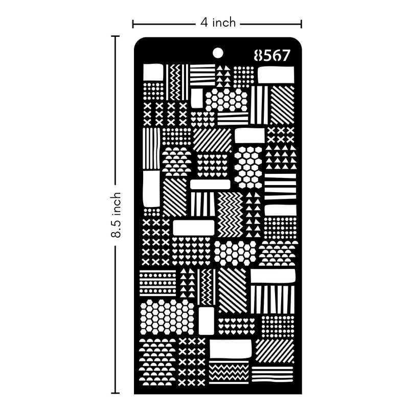 iCraft Layering Stencil-4"x 8"-8567