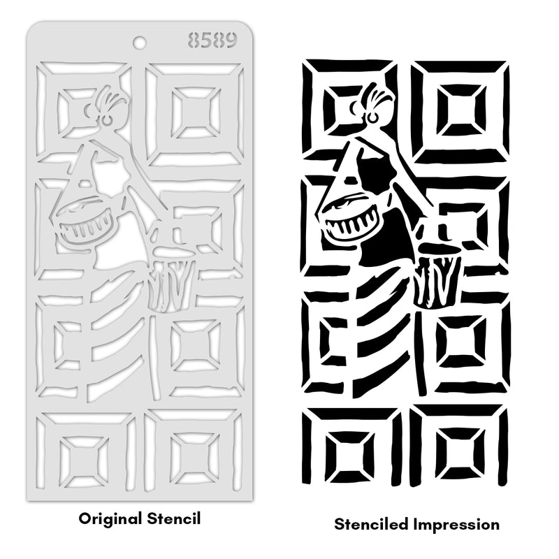 iCraft Layering Stencil-4"x 8"-8589