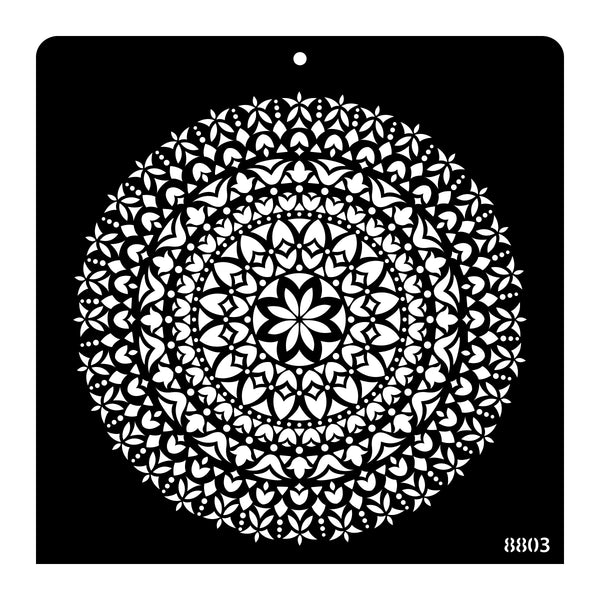 iCraft Home Decor Stencil-8803