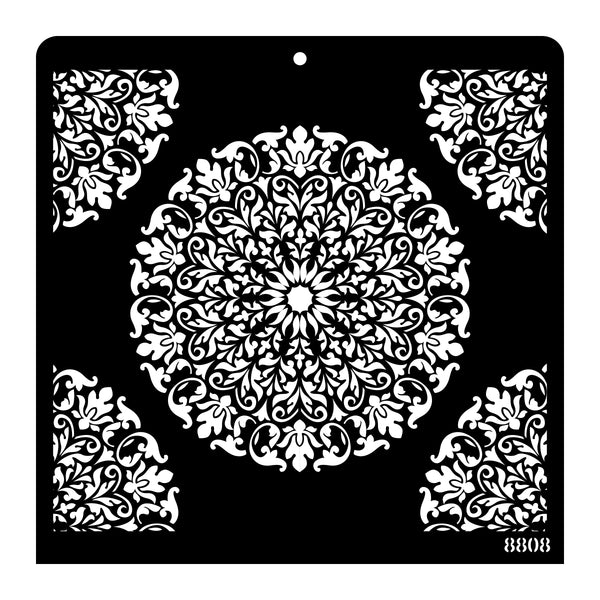 iCraft Home Decor Stencil-8808