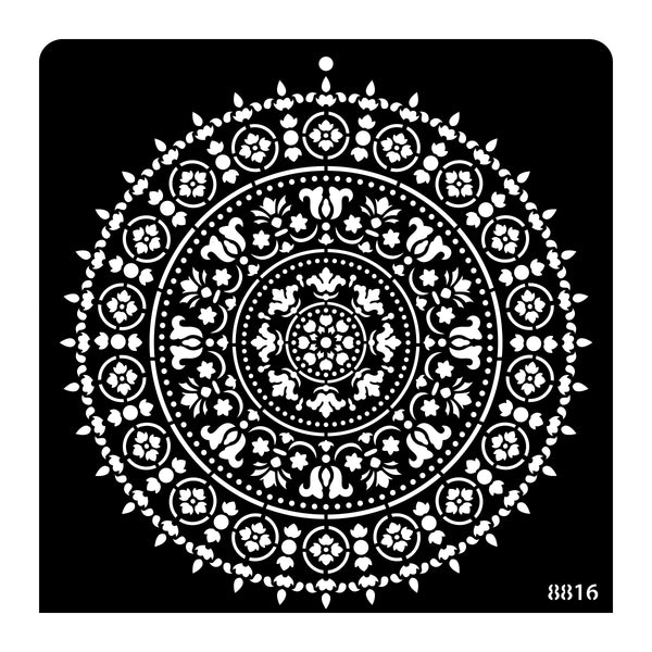 iCraft Home Decor Stencil-8816