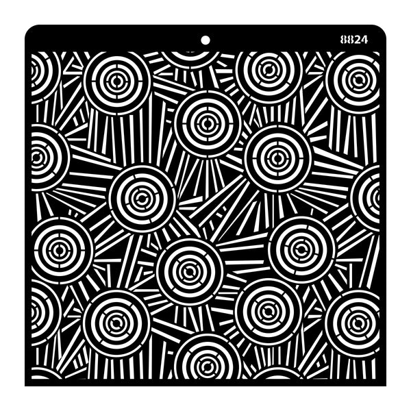 iCraft Home Decor Stencil-8824