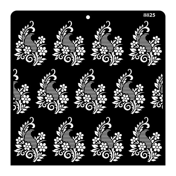 iCraft Home Decor Stencil-8825