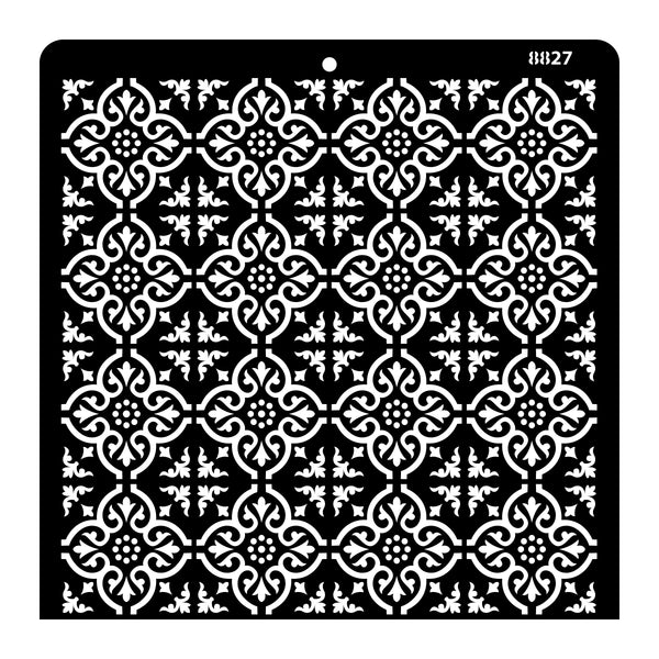 iCraft Home Decor Stencil-8827