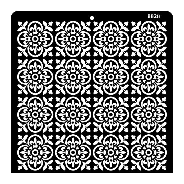 iCraft Home Decor Stencil-8828