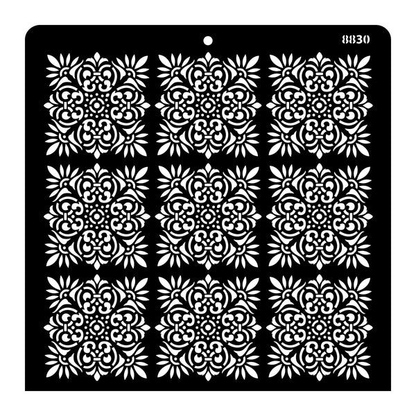 iCraft Home Decor Stencil-8830