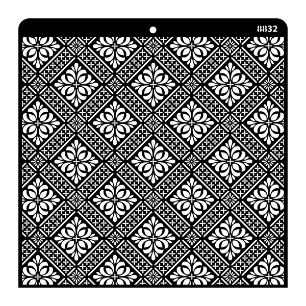 iCraft Home Decor Stencil-8832